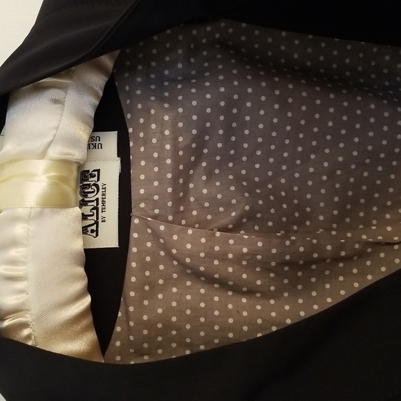 ALICE BY TEMPERLEY NAVY TRENCHCOAT - Picture 9 of 11